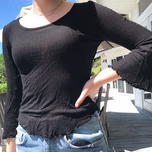 Free People Black Top